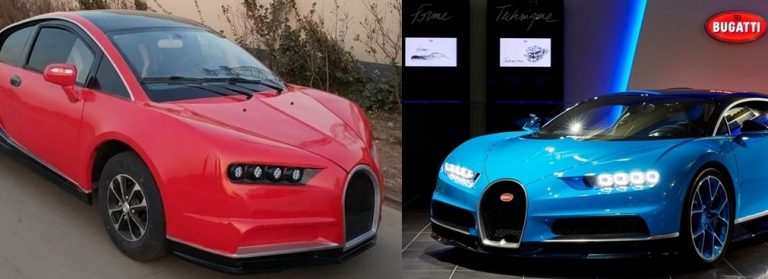 Clone chinês do Bugatti Chiron é elétrico e “corre” a 65 km/h