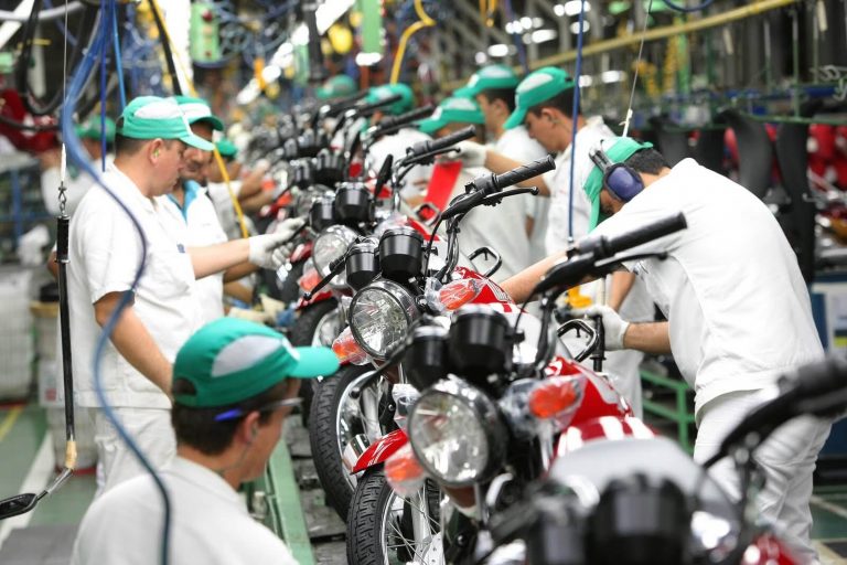 Produção de motocicletas no Brasil cresce 24,3% em maio