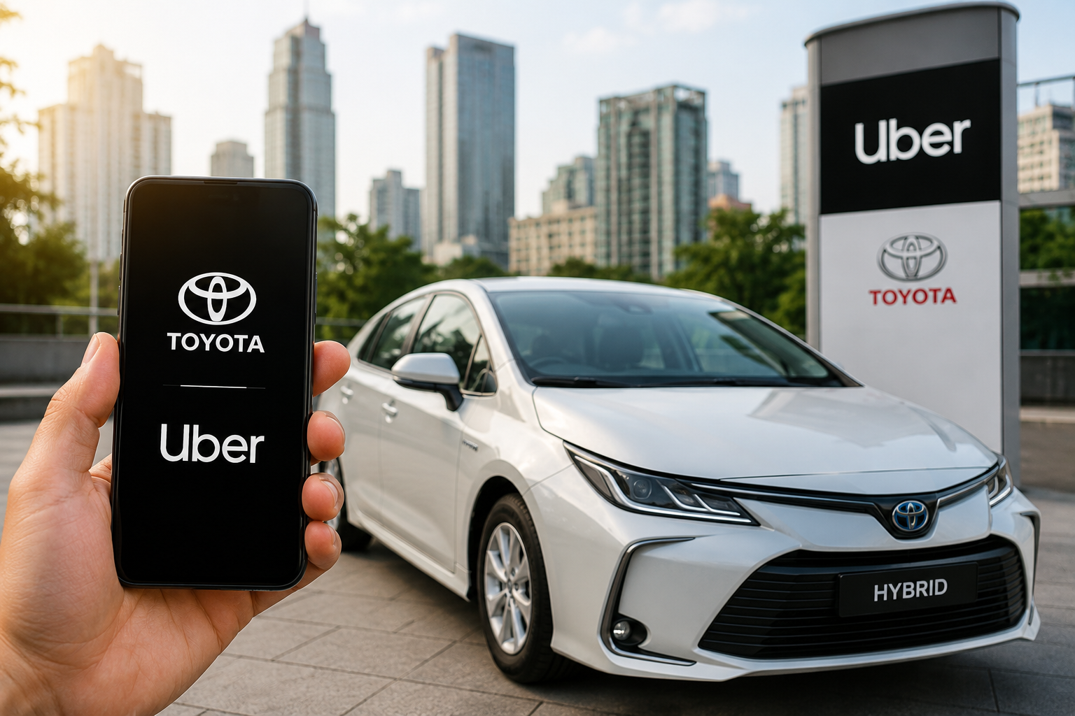 Toyota e Uber anunciam parceria para levar mais eletrificados aos motoristas